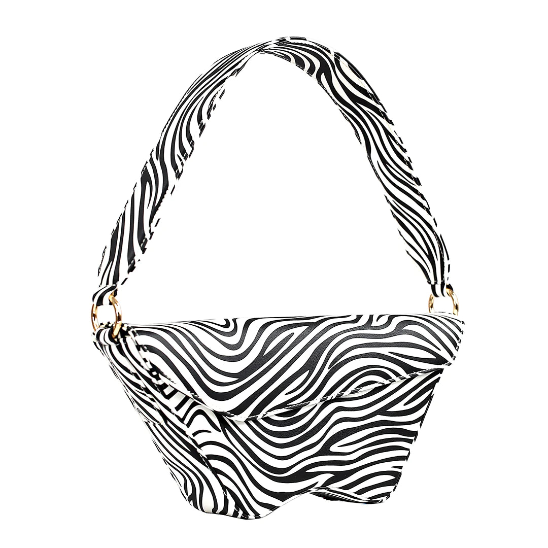 Nadira Zebra Shoulder Bag