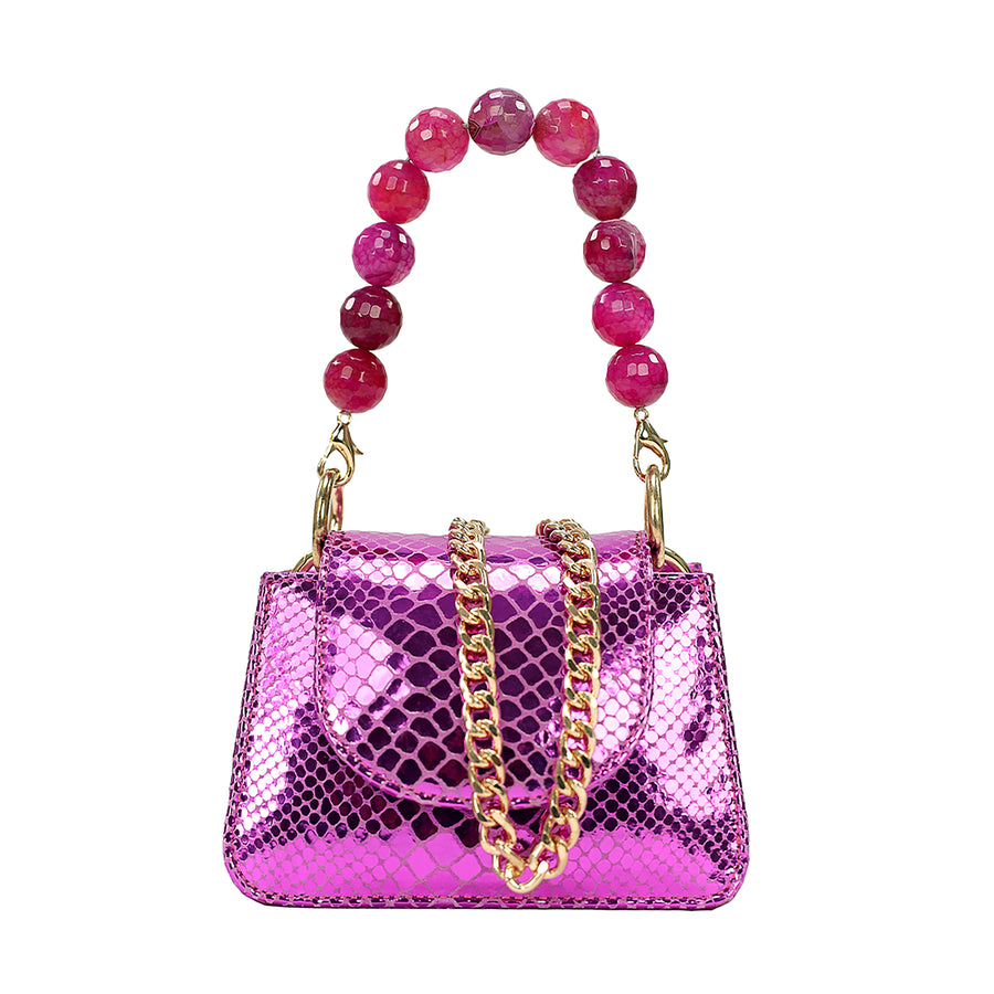 Horra - Metallic Fuchsia - Mini Bag