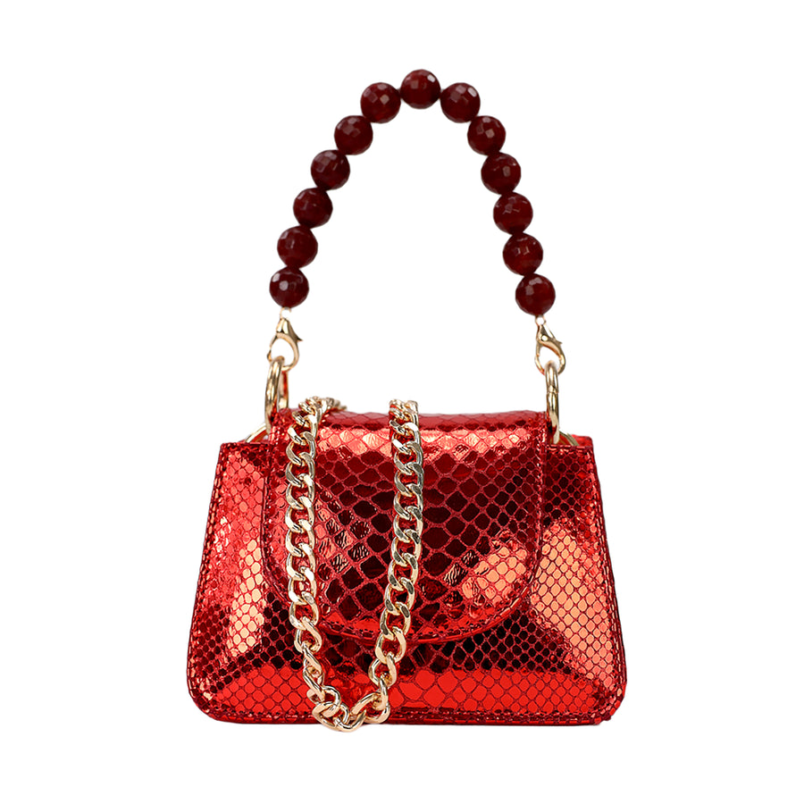 Horra - Metallic Red - Mini Bag