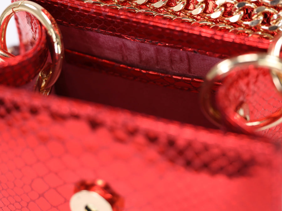 Horra - Metallic Red - Mini Bag