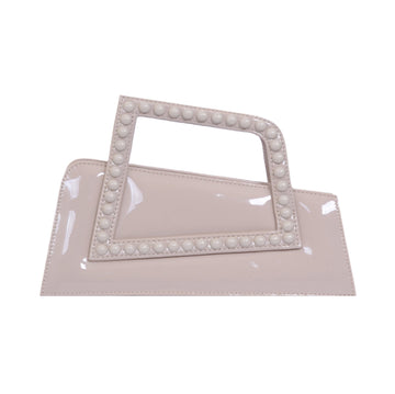 Jalila - Patent Beige - Top Handle Bag