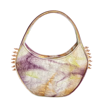 Jari'aa - Aubergine - Half Moon Bag